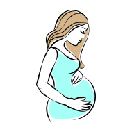 Pregnant woman icon