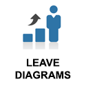 Leave diagrams icon - LMS